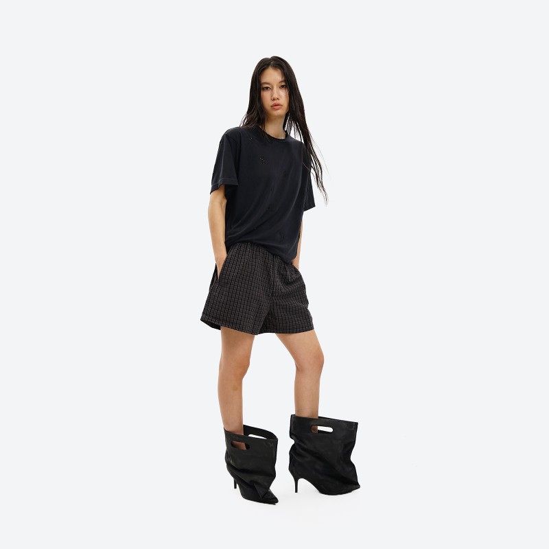 Loose Fit Ripped  T-Shirt